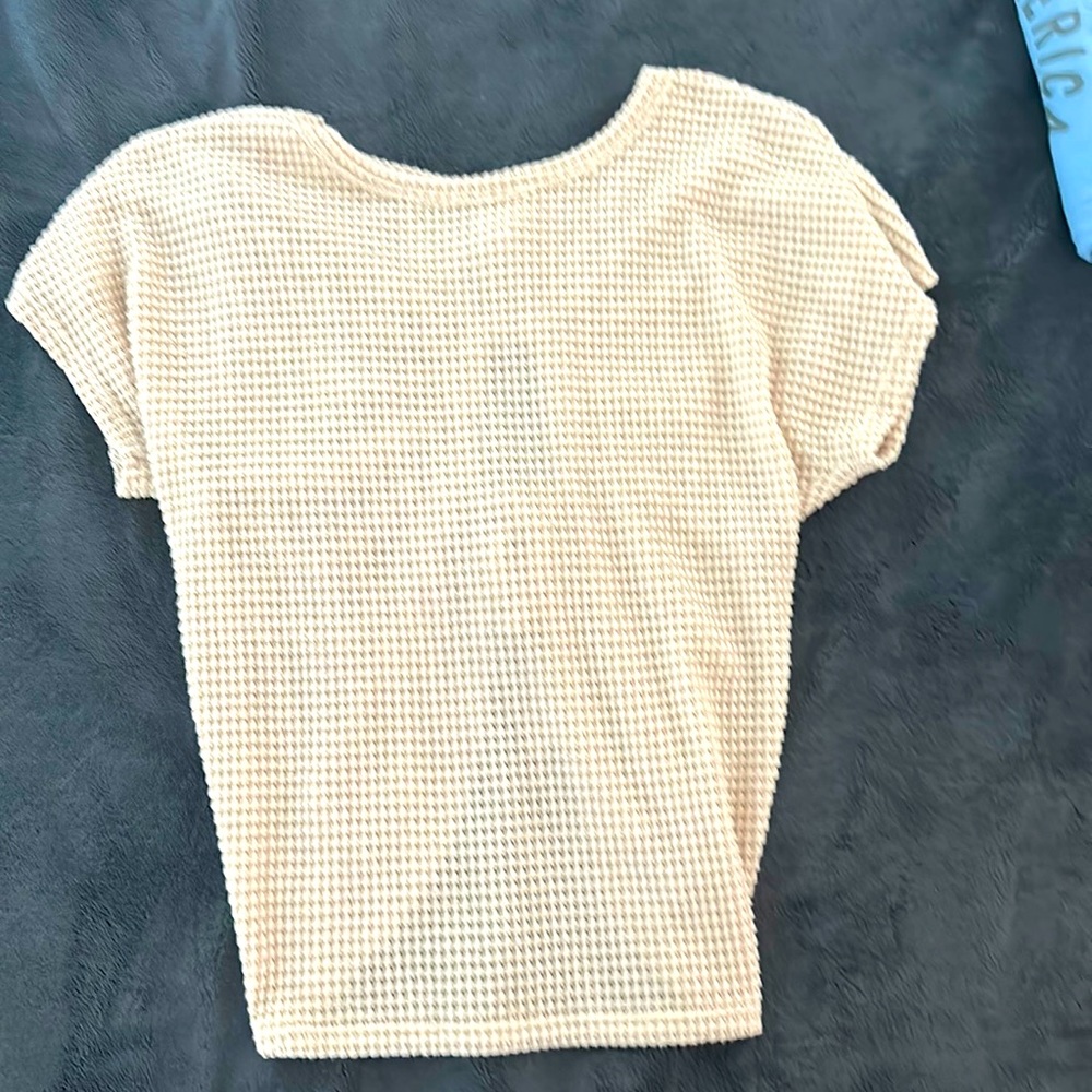 Cute top with open back